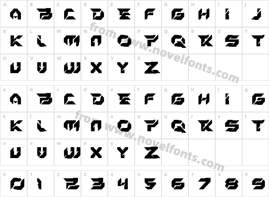 Bazer-MV7ErCharacter Map