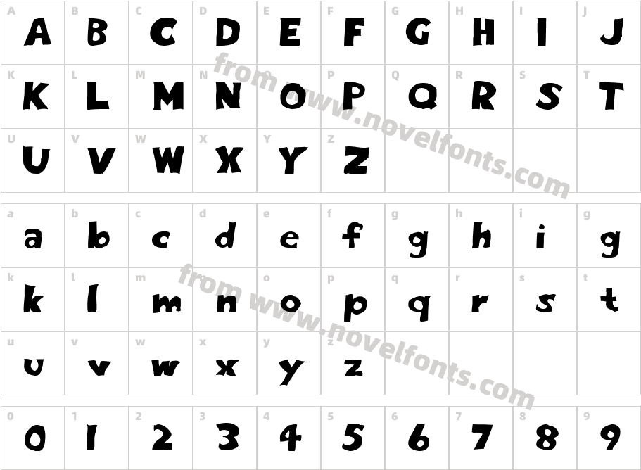 Eighty PercentCharacter Map