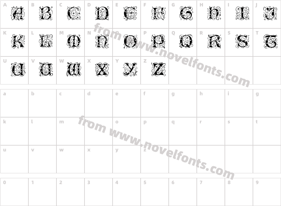 EileenCaps-BlackCharacter Map