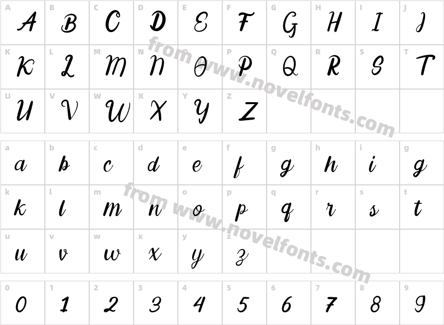 BeautyGardenRegularCharacter Map