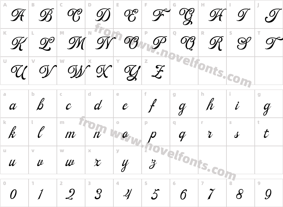 BeautyReflectionsDEMOCharacter Map