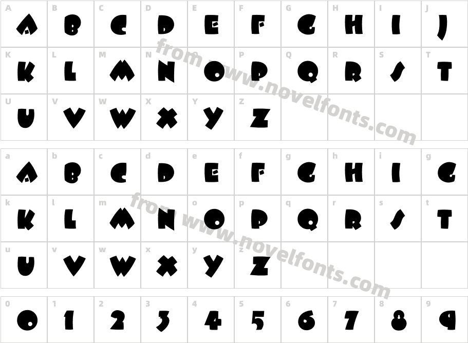 BeeskneesCCharacter Map