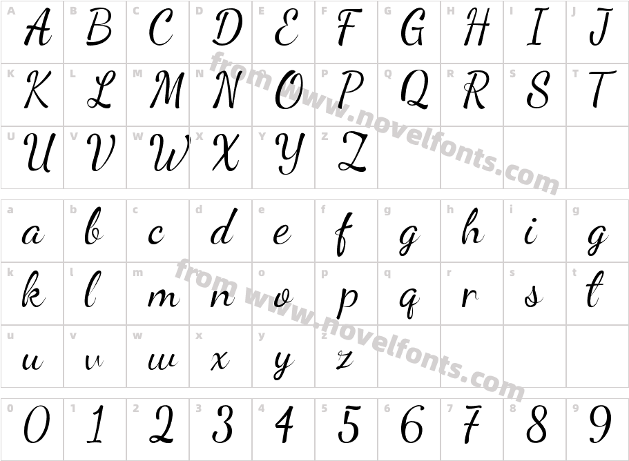 BellaifRegularCharacter Map