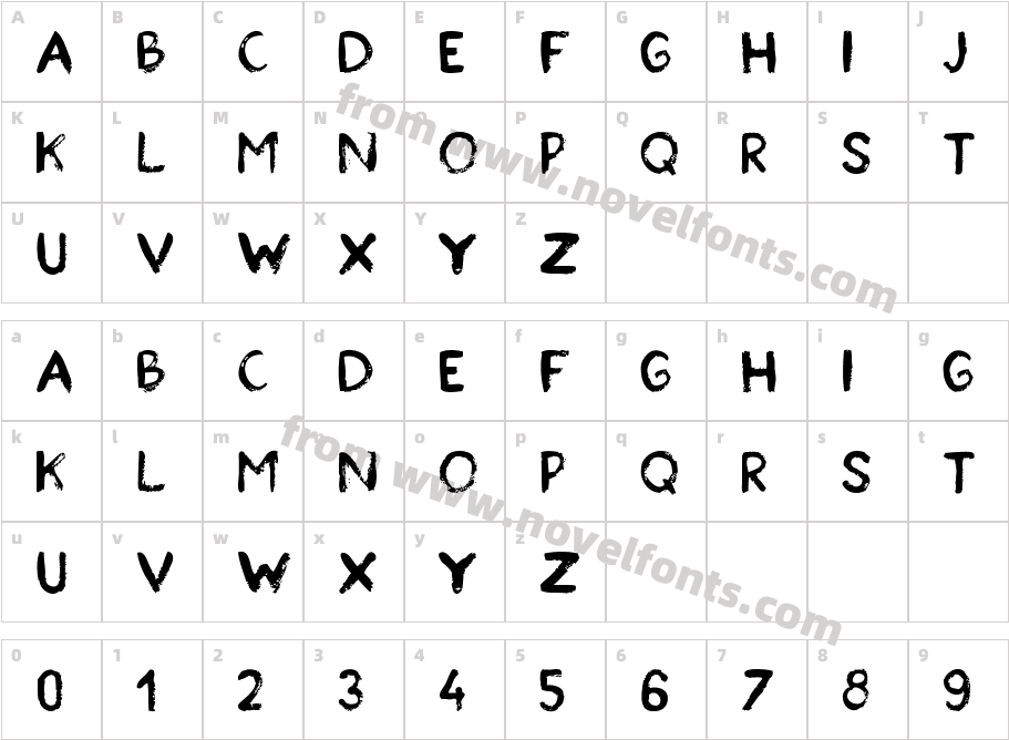 El ArropeiroCharacter Map