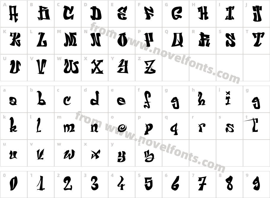 El&FontCharacter Map