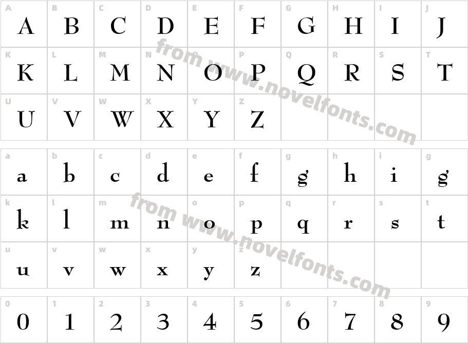 BernadetteCharacter Map