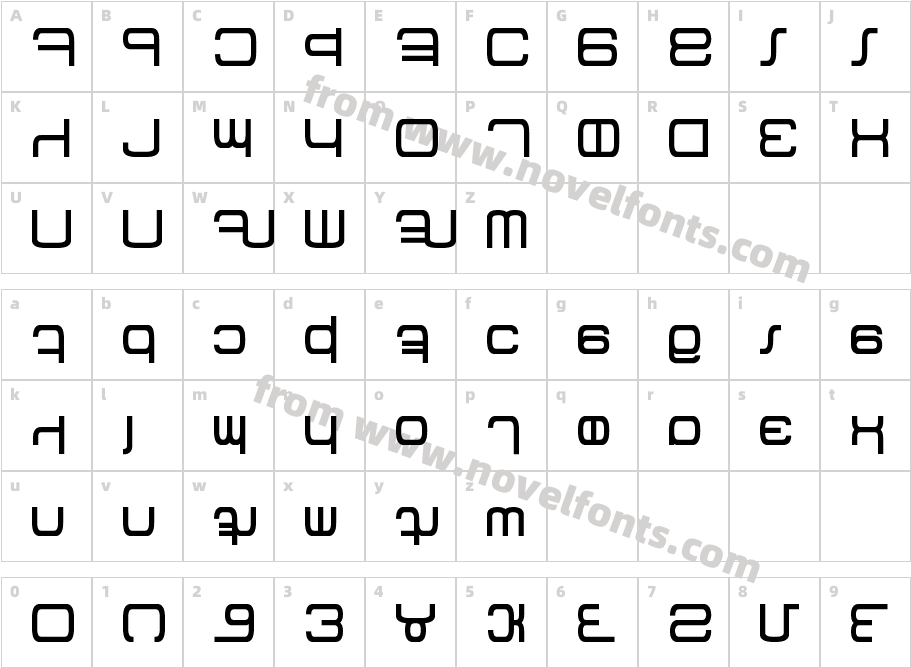 BetazedCharacter Map