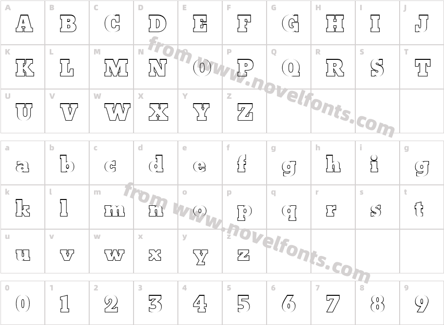 BetonOutPExtBolCharacter Map