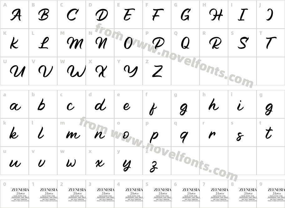 Better Delight PERSONAL USE ONLCharacter Map