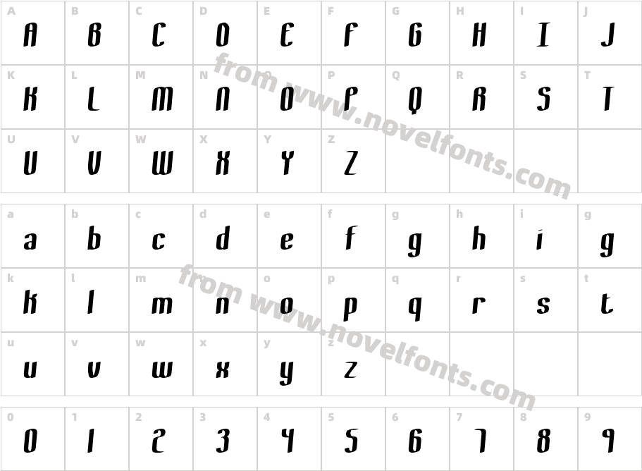 BewilderThickBRKCharacter Map