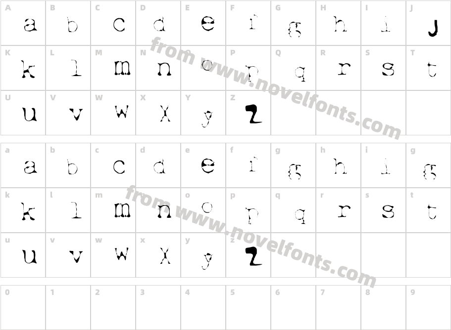 Elbow-xtctype-LightCharacter Map