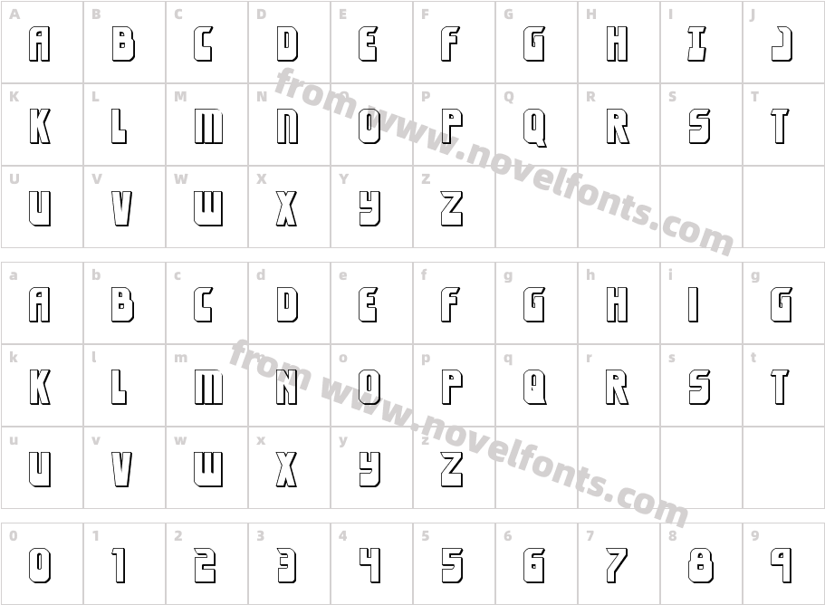 Eldebaran 3D RegularCharacter Map