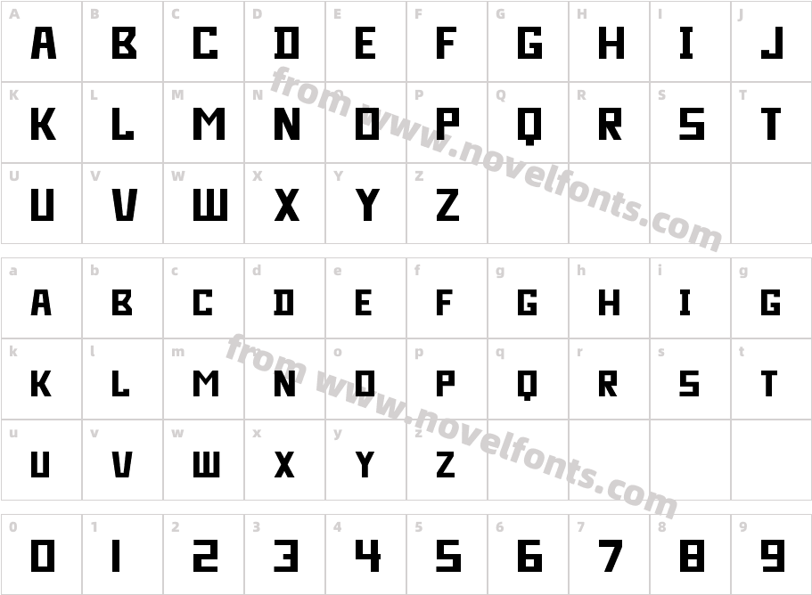 BidanCharacter Map