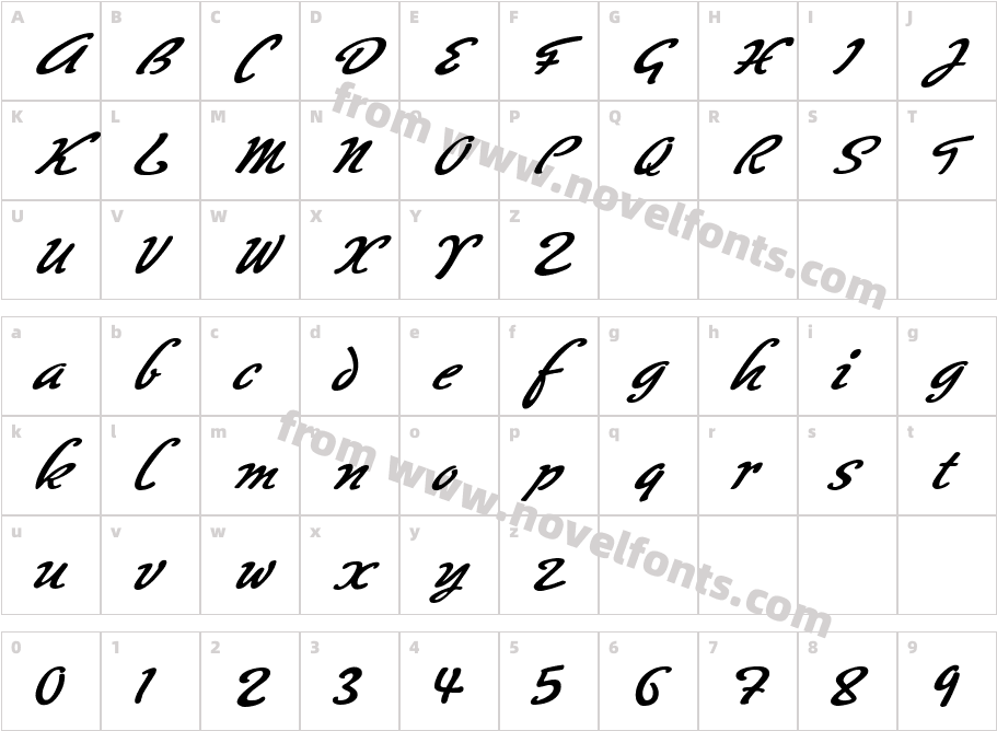 Big Brush TwoCharacter Map