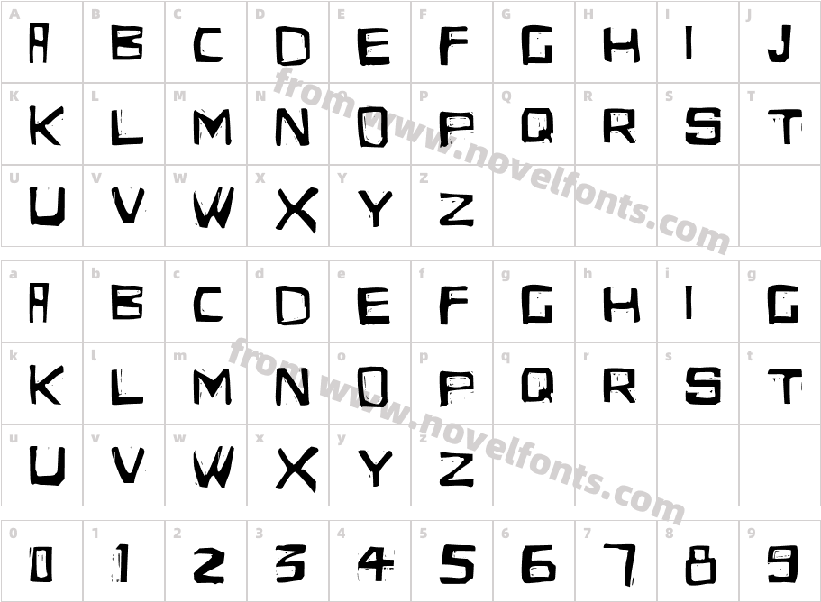 Eldes Cordel 1Character Map