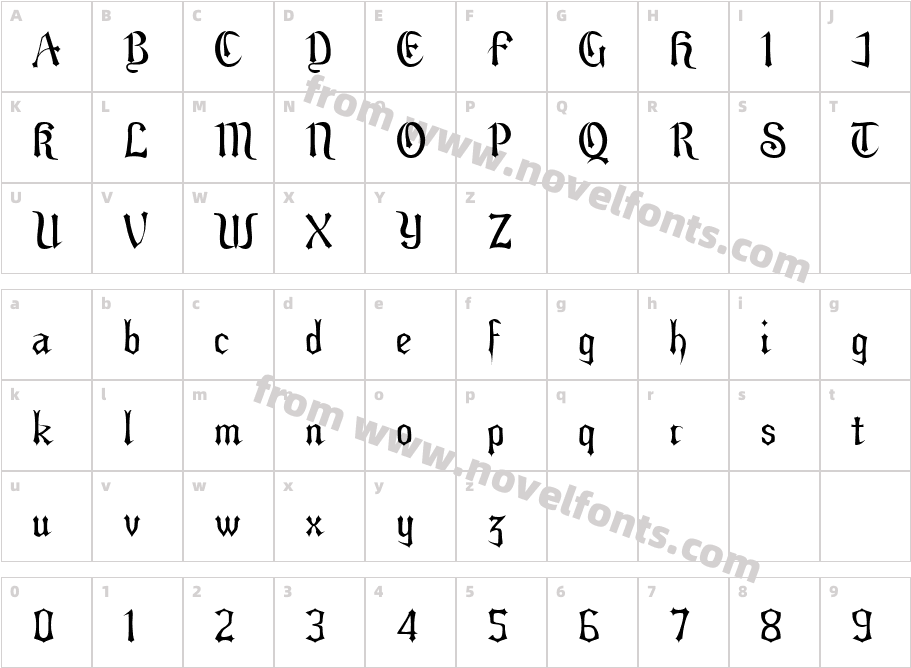 EldroonCharacter Map