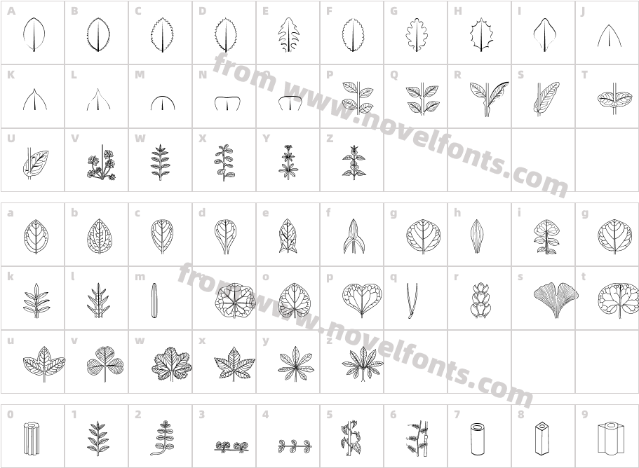 BioLeaf BeckerCharacter Map