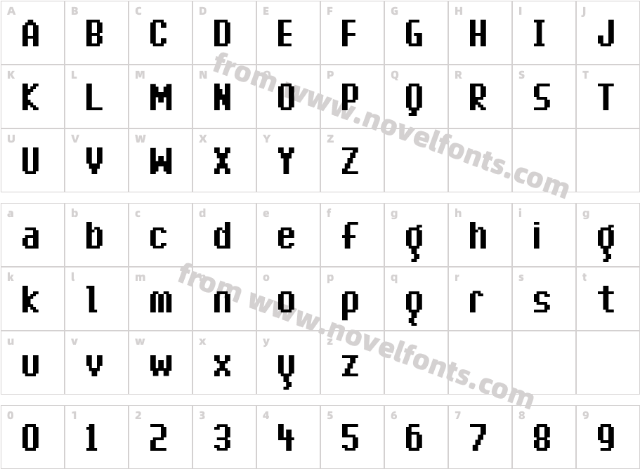 BionikaBlackCharacter Map