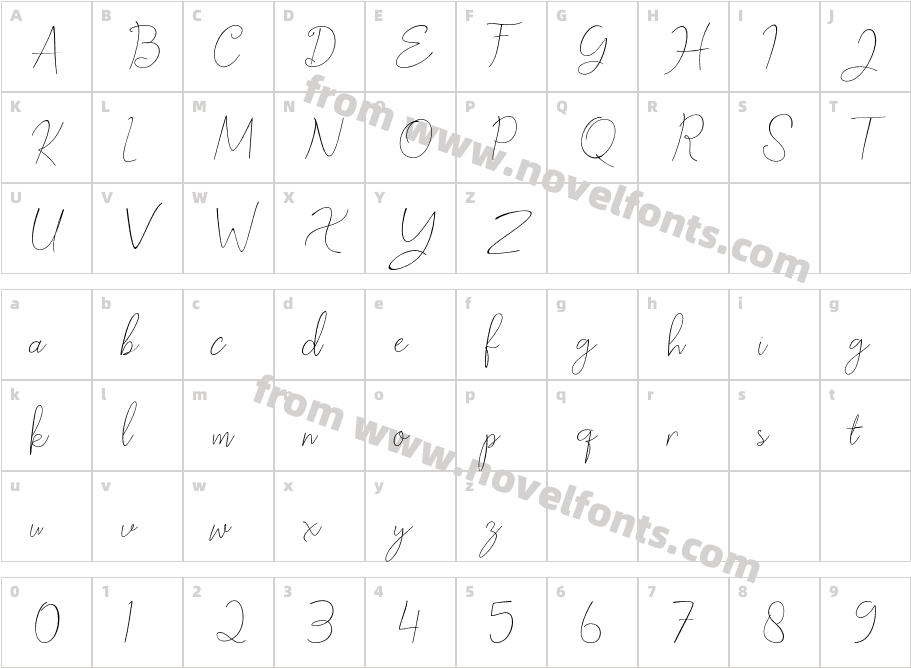 BirthdayScriptCharacter Map