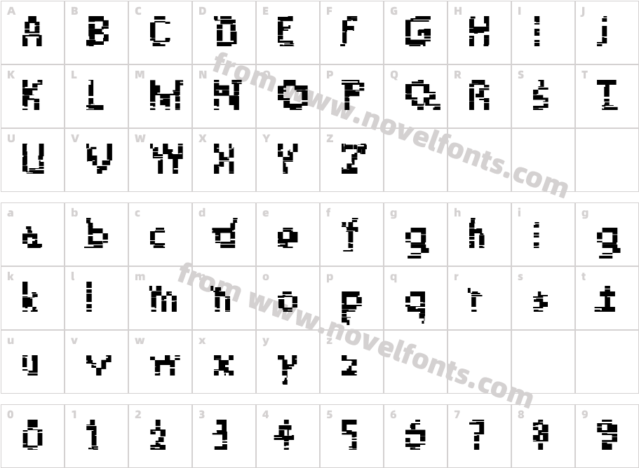 BizuCharacter Map