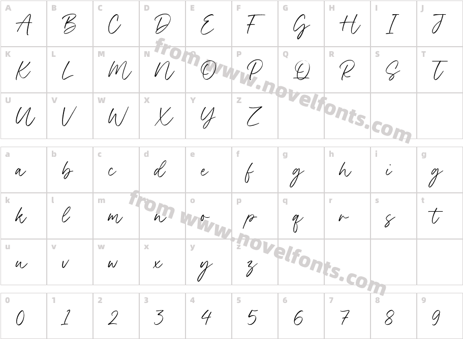 Black ForestCharacter Map