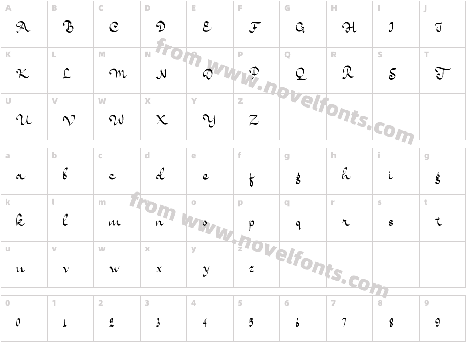 Black MountainCharacter Map