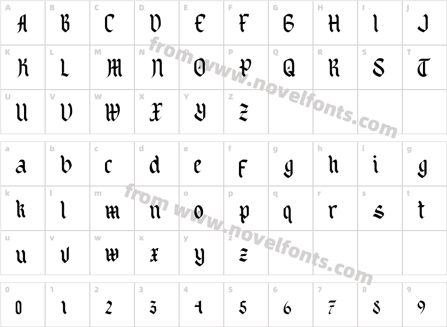 BlackSpotCharacter Map