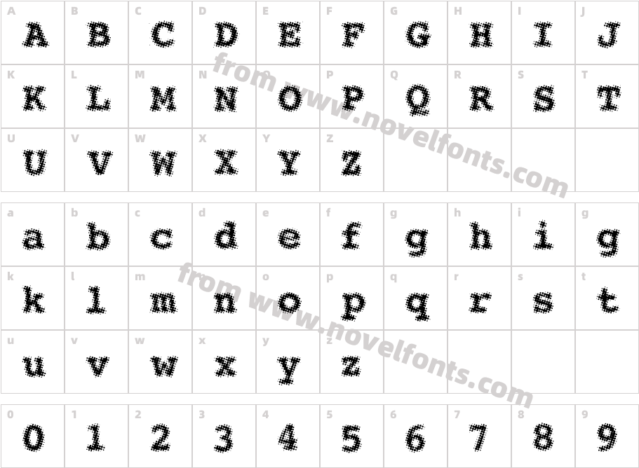 BlearyCharacter Map