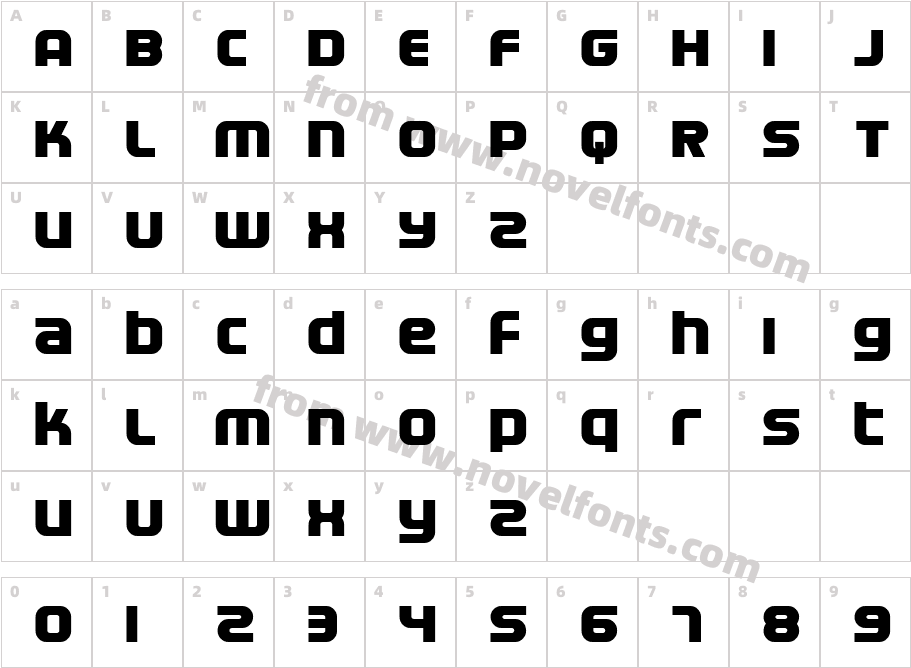 ElectrofiedCharacter Map