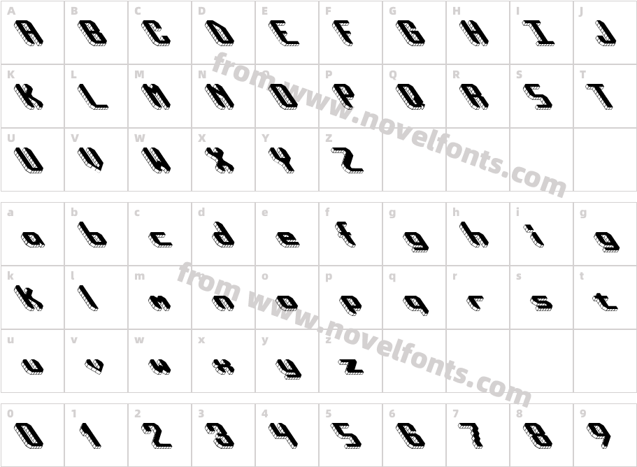 BlockTiltBRKCharacter Map