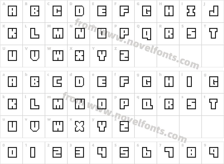 BlockedCharacter Map