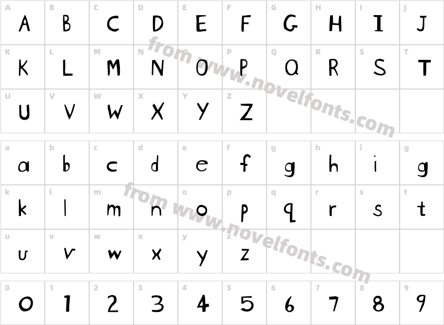 BlockheadUnpluggedCharacter Map