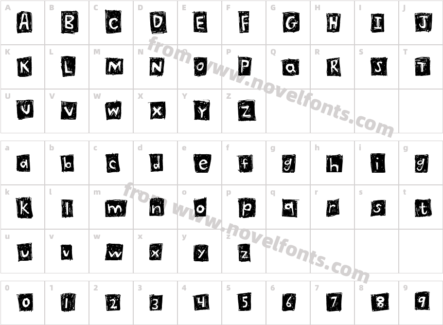 BlockhouseCharacter Map