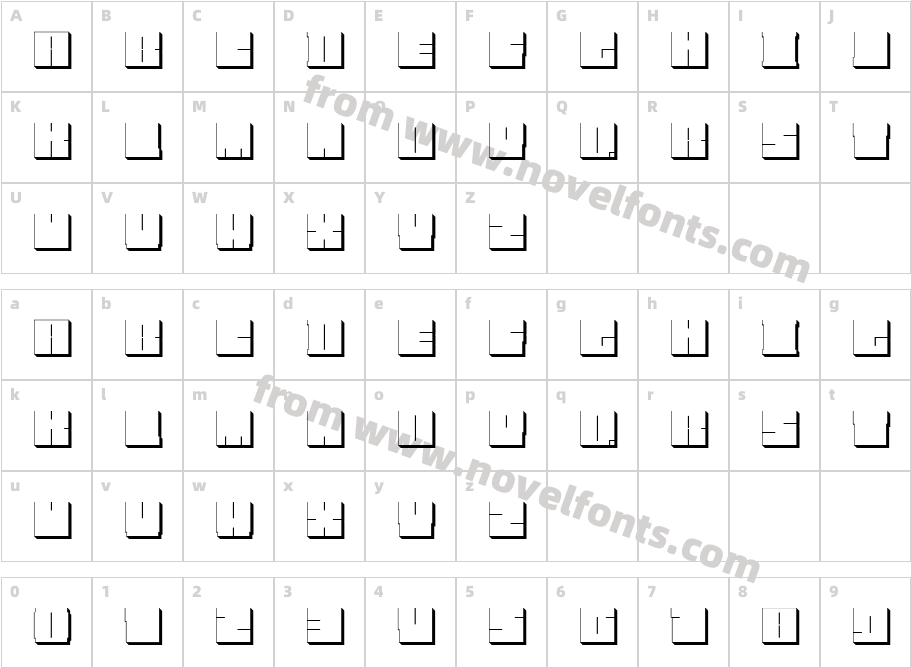 Blockman-outlinedCharacter Map