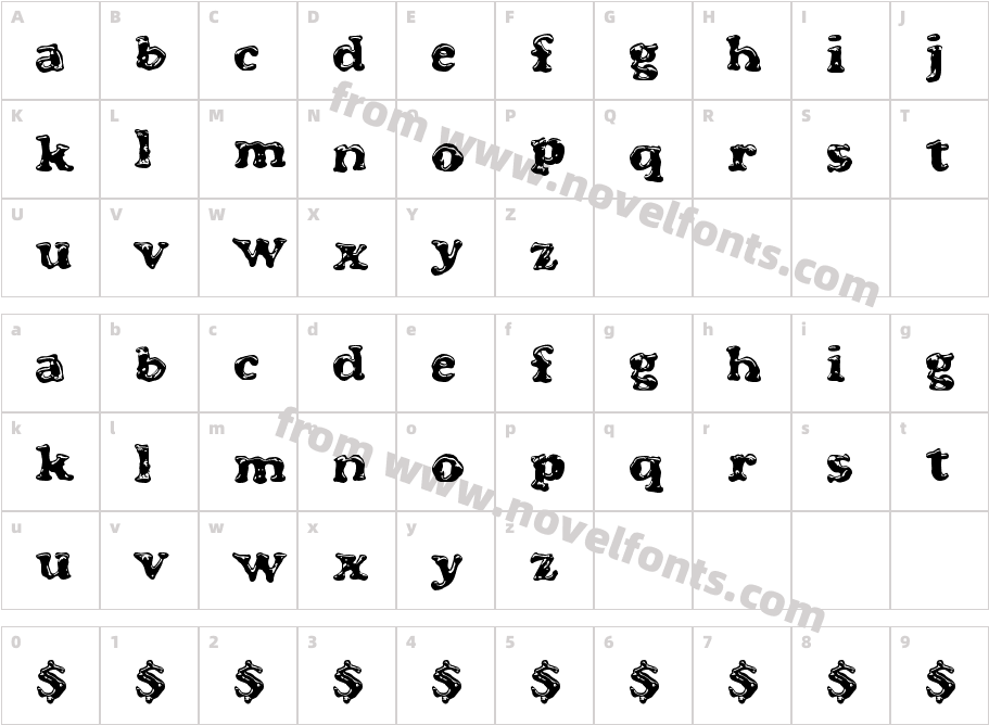 BlooperCharacter Map