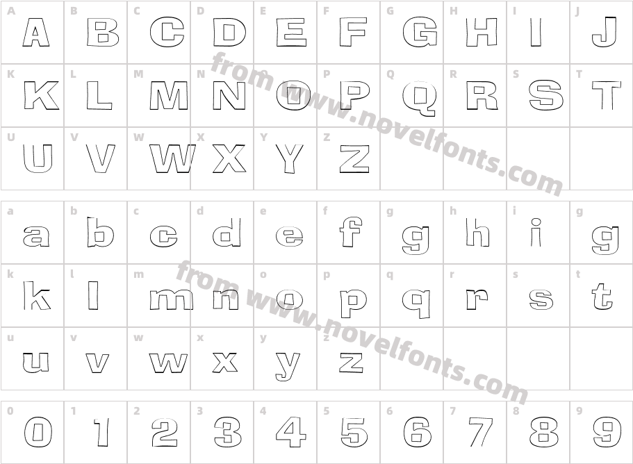 BloxOutlineCharacter Map