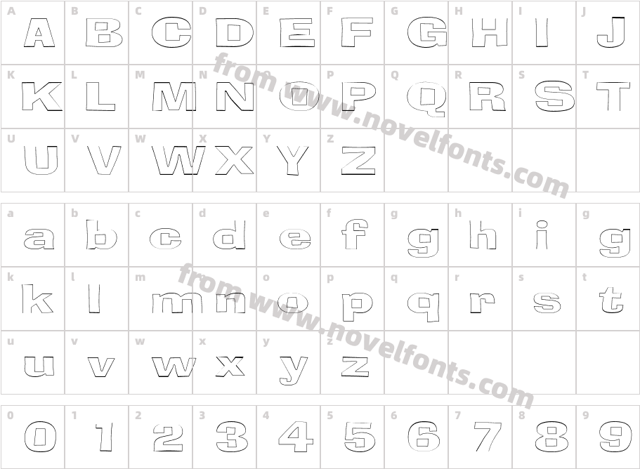 BloxOutlineExtendedCharacter Map