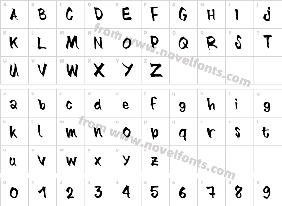 BlueBrush-NormalCharacter Map