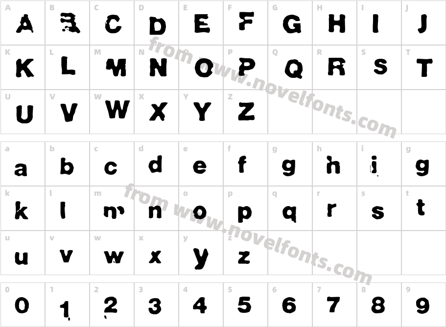 BlueNormaCharacter Map