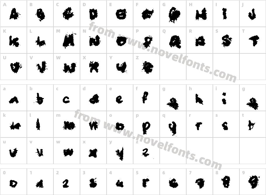 BlueTrashCharacter Map