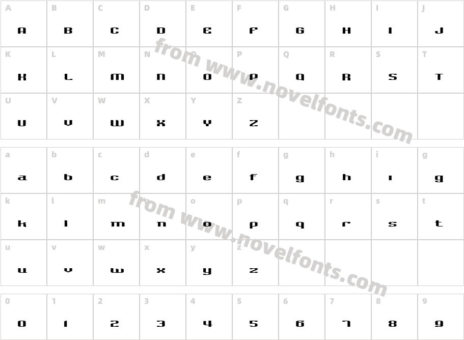 BlumCharacter Map