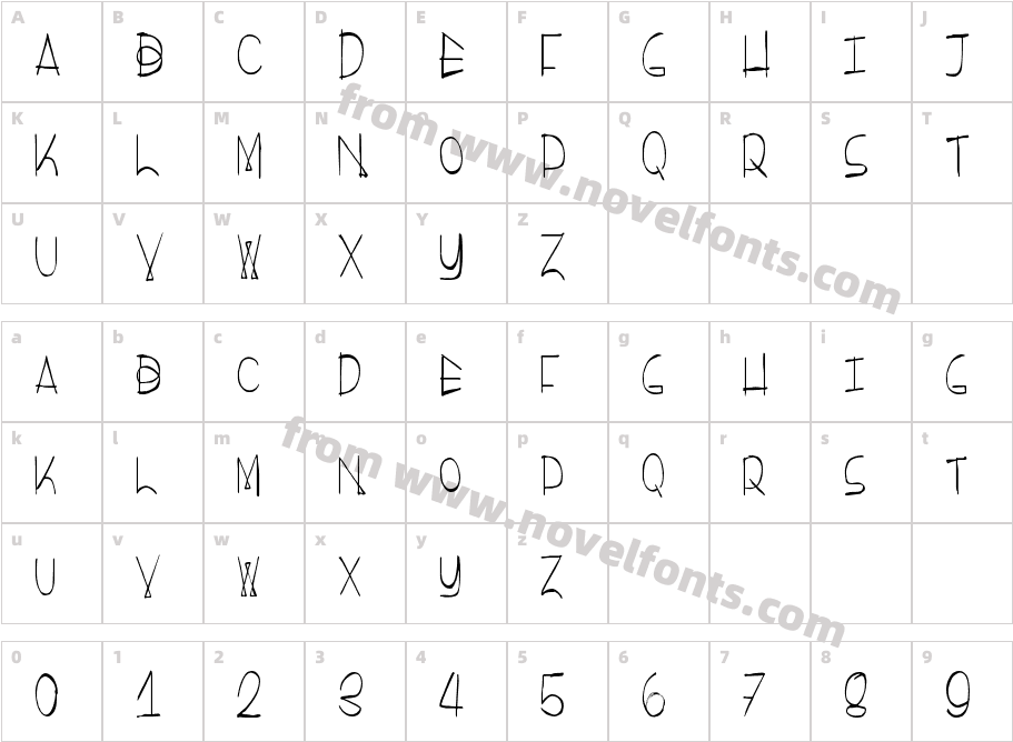 ElectronicVoyageCharacter Map