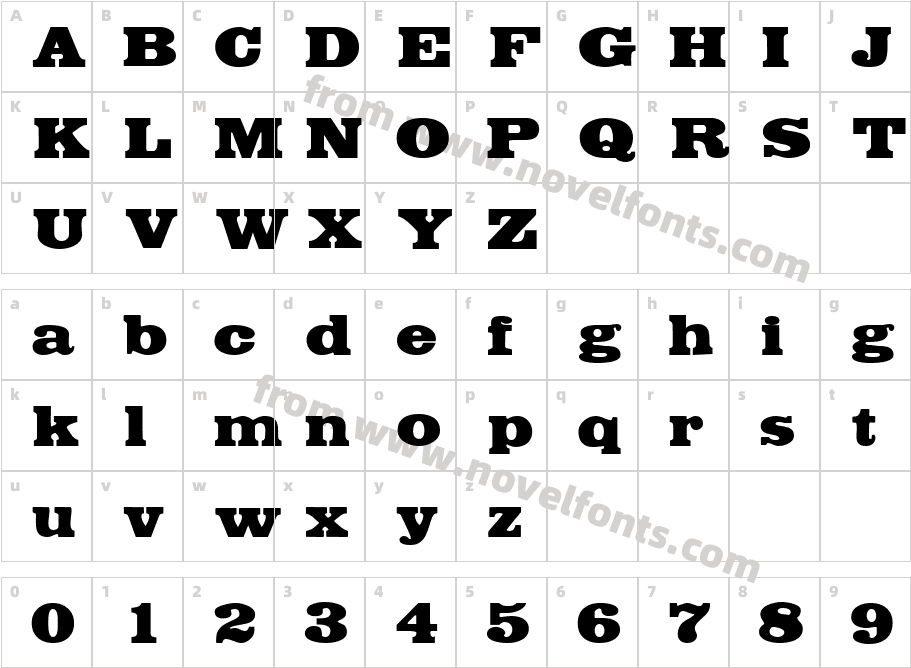 BodegaDisplaySSKCharacter Map