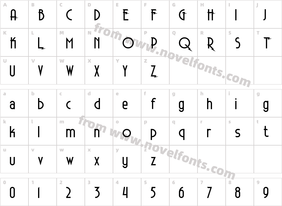 ElectrorocketCharacter Map