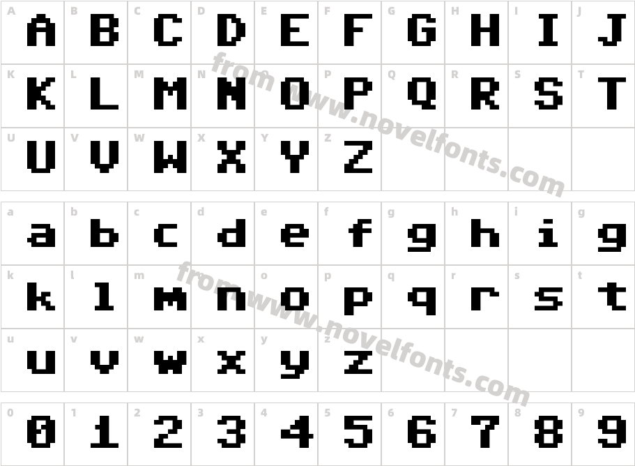 Adore64Character Map