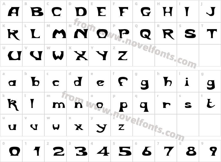 BodyShopExtendedCharacter Map