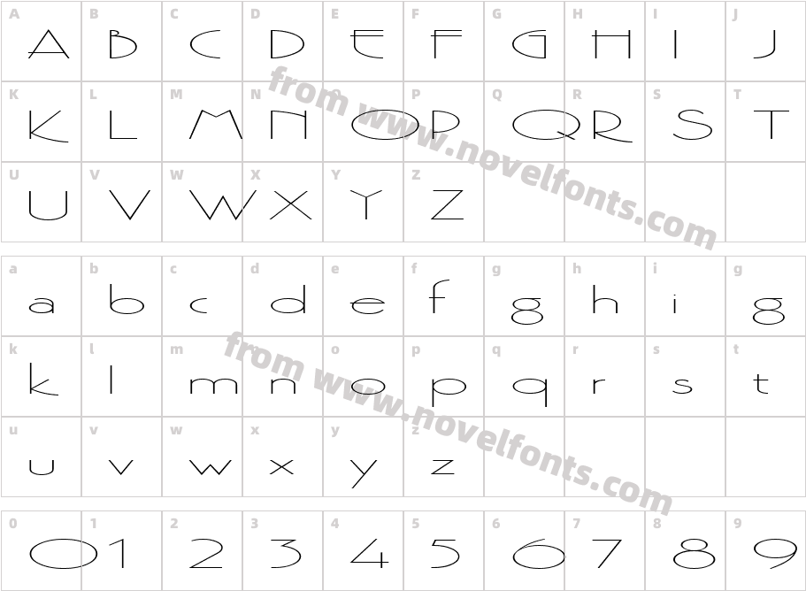 BogsleyCharacter Map