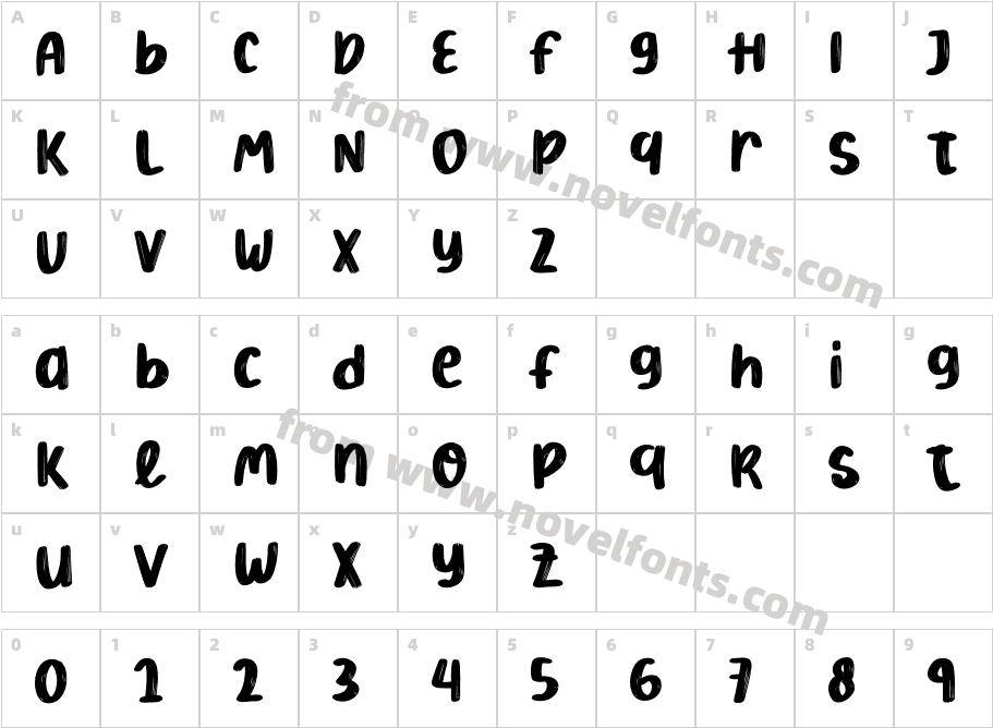 Boldy BohoCharacter Map