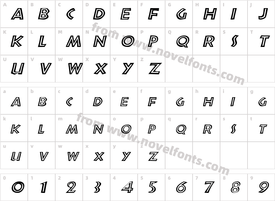 Bolivia-Italic_7898Character Map