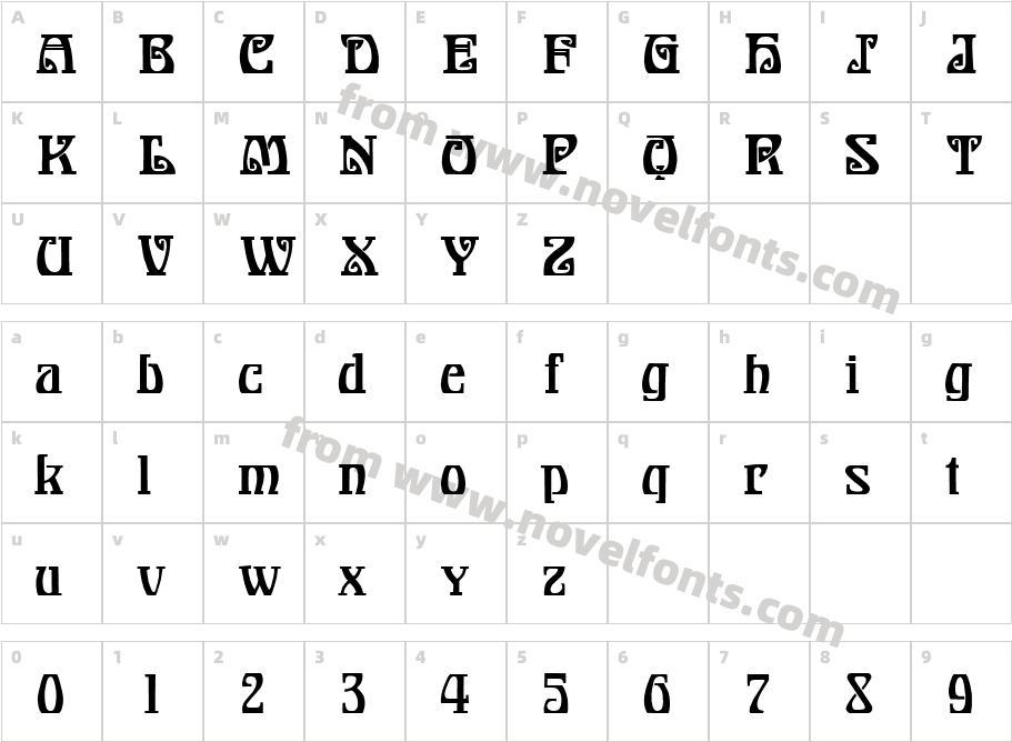 Bonapart-ModernCharacter Map